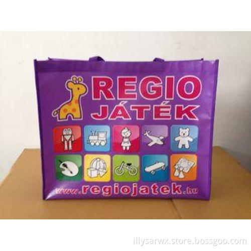 Eco-Friendly Supermarket Non Woven Shopping Bag Pantone Col